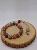 Akik Taşı Faset Kesim 17lik Efe Tesbih 14mm (54372) thumbnail 6