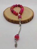 Akik Taşı Faset Kesim 17lik Efe Tesbih 14mm (54386) thumbnail 5