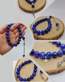 Akik Taşı Faset Kesim 17lik Efe Tesbih 14mm (54382) thumbnail 1