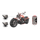 GNET MVR MOTOSİKLET 2 KAMERALI FULLHD Wi-Fi WPRF ARAÇ KAMERASI - 1