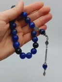 Akik Taşı Faset Kesim 17lik Efe Tesbih 14mm (54382) thumbnail 7