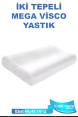 Mega Boy Ortopetik Yastık Boyun Fıtığı Boyun Düzleşmesi Için Yastık 60x40x14/12cm Ergosupport - 1