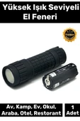 Özel Üretim Tek Modlu 10 Metre Menzilli Beyaz Aydınlatmalı 3 AAA Pille Çalışan SMD Ledli El Feneri - 1