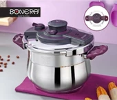 Bonera Petra Matic Pressure Cooker Otomatik Kapaklı Düdüklü 6L - 1