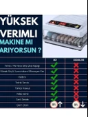 Kaz Kuluçka | 130 Yumurtalık Tam Otomatik Kuluçka Makinesi, 5 Programlı - 3