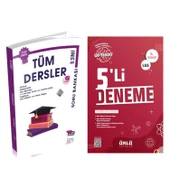 Açı Yayınları 8. Sınıf LGS Tüm Dersler Soru Bankası ve Ünlü 5 li Deneme Seti 2 Kitap - 1
