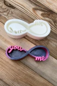 Sonsuzluk YOU ME Silikon Kap Kalıbı - 4