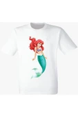Küçük Deniz Kızı Beyaz Tshirt - 1