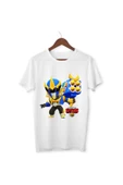 Brawl Stars Brock Tişört Çocuk Tişört Brawl Stars Brock Beyaz T-shirt Yetişkin Çocuk thumbnail 1