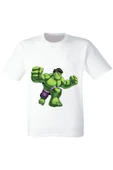 Hulk Baskılı Beyaz Tişört thumbnail 1