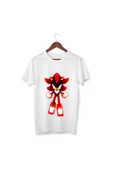 Socin Siyah Tişörtleri Beyaz Unisex T-shirt Sonic Çocuk Yetişkin Tişört - 1