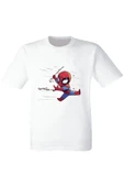 Örümcek Adam Baskılı Beyaz Tshirt - 1
