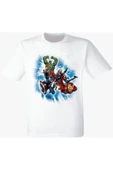 Yenilmezler Avengers Beyaz Tişört - 1