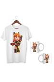 Brawl Stars Piper Kupa Hediyeli Çocuk Yetişkin Beyaz T-shirt Unisex Çocuk Tişört thumbnail 1