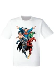 Dc Baskılı Beyaz Tshirt thumbnail 2