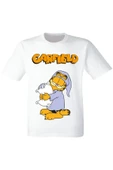 Garfield Baskılı Beyaz Tshirt - 1