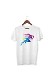 Yürüyüş-Koşu Bayaz Tişört Yetişkin/Çocuk Beyaz T-shirt - 1