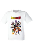 Çocuk Beyaz Anime Dragon Ball Baskılı Tişört thumbnail 1