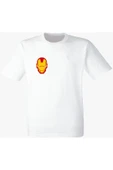 Marvel Iron Man Demir Adam Baskılı Beyaz Tshirt - 1