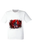 Itachi Uchia Anime Baskılı Beyaz Tişört thumbnail 1