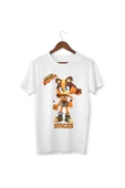 Sonic Sticks Boom Tişörtleri Beyaz Unisex T-shirt Sticks Sonic Çocuk Yetişkin Tişört thumbnail 1