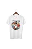 Roblox Çocuk Tişörtü Roblox Beyaz T-shirt Yetikin Çocuk thumbnail 1
