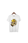 Sarı Sonic Baskılı Tişört Sonic T-shirt Beyaz - 1
