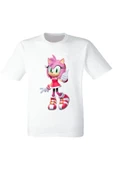 Amy Sonic Baskılı Çocuk Tişörtü - 1