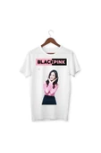 Jiiso Black Pink Baskılı Beyaz Tshirt thumbnail 1