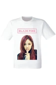 - Rose - Dijital Baskılı Çocuk Beyaz Tişört - 1