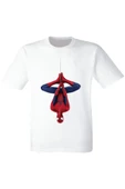 Örümcek Adam Baskılı Beyaz Tshirt thumbnail 2