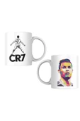 Ronaldo Tişört Cristiano Ronaldo Çocuk/Yetişkin T-shirt CR7 Kupa Bardak - 3