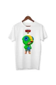 Brawl Stars Leon Çocuk Yetişkin Beyaz T-shirt Unisex Çocuk Tişört thumbnail 1