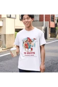 19 Mayıs Tişört Çocuk Yetişkin Beyaz T-shirt Unisex Tişört thumbnail 2