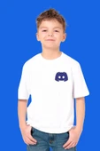 Discord Logo Baskılı Kısa Kollu Beyaz Gamer Tişört - 2