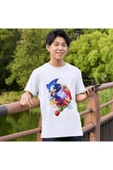 Sonic Tişörtleri Beyaz Unisex T-shirt Sonik Çocuk Yetişkin Tişört thumbnail 2