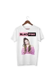 Jennie Black Pink Baskılı Beyaz Tshirt thumbnail 1