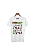 Minecraft Tişörtleri Beyaz Unisex T-shirt Minecraft Çocuk Yetişkin Tişört thumbnail 1