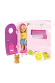 BARBİE shpwave Chelsea Karavanı Oyun Seti, Chelsea'nin Yavru Köpeği Ve Aksesuarlar Fxg90 htcx 1005813 thumbnail 3