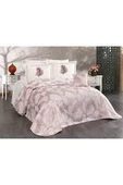 PALMİYE PİKE TAKIMI ÇİFT KİŞİLİK WEDDİNG 7 PARÇA KİREMİT - 3