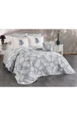 PALMİYE PİKE TAKIMI ÇİFT KİŞİLİK WEDDİNG 7 PARÇA GRİ - 2