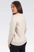 Tolga Saraçoğlu Minimalist Uzun Kol Kadın Sweatshirt - Günlük Rahatlık - 6
