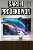 Taşınabilir Sinema Oyun Projektörü Akıllı Projeksiyon Android 11 - 1