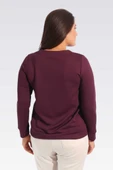 Tolga Saraçoğlu Minimalist Uzun Kol Kadın Sweatshirt - Günlük Rahatlık - 3