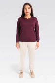Tolga Saraçoğlu Minimalist Uzun Kol Kadın Sweatshirt - Günlük Rahatlık - 2