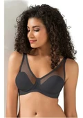 LE JARDİN 9200-B TÜL KAPLI SOFT CUP SÜTYEN SİYAH - 1
