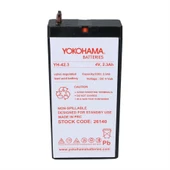 Ayt Yokohama YH-42.3 4 Volt 2.3 Amper Akü 49x96x22 mm Yeni Tarihli Taze Akü - 7