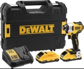 Dewalt DCF809L2T 18V 3 Ah Li-ion Çift Akülü Kompakt Kömürsüz Darbeli Vidalama - 1