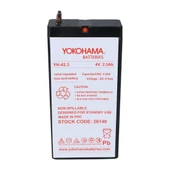 Ayt Yokohama YH-42.3 4 Volt 2.3 Amper Akü 49x96x22 mm Yeni Tarihli Taze Akü - 3