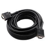 Philips SWV6139H/93 Siyah 3+6 Erkek-Erkek 15 Pin 10 Metre Vga Kablo Pc Bilgisayar Monitör Görüntü Kablosu - 5